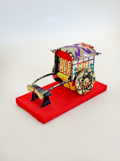 FT241 - Artisanat folklorique vintage Gosho-guruma 御所車