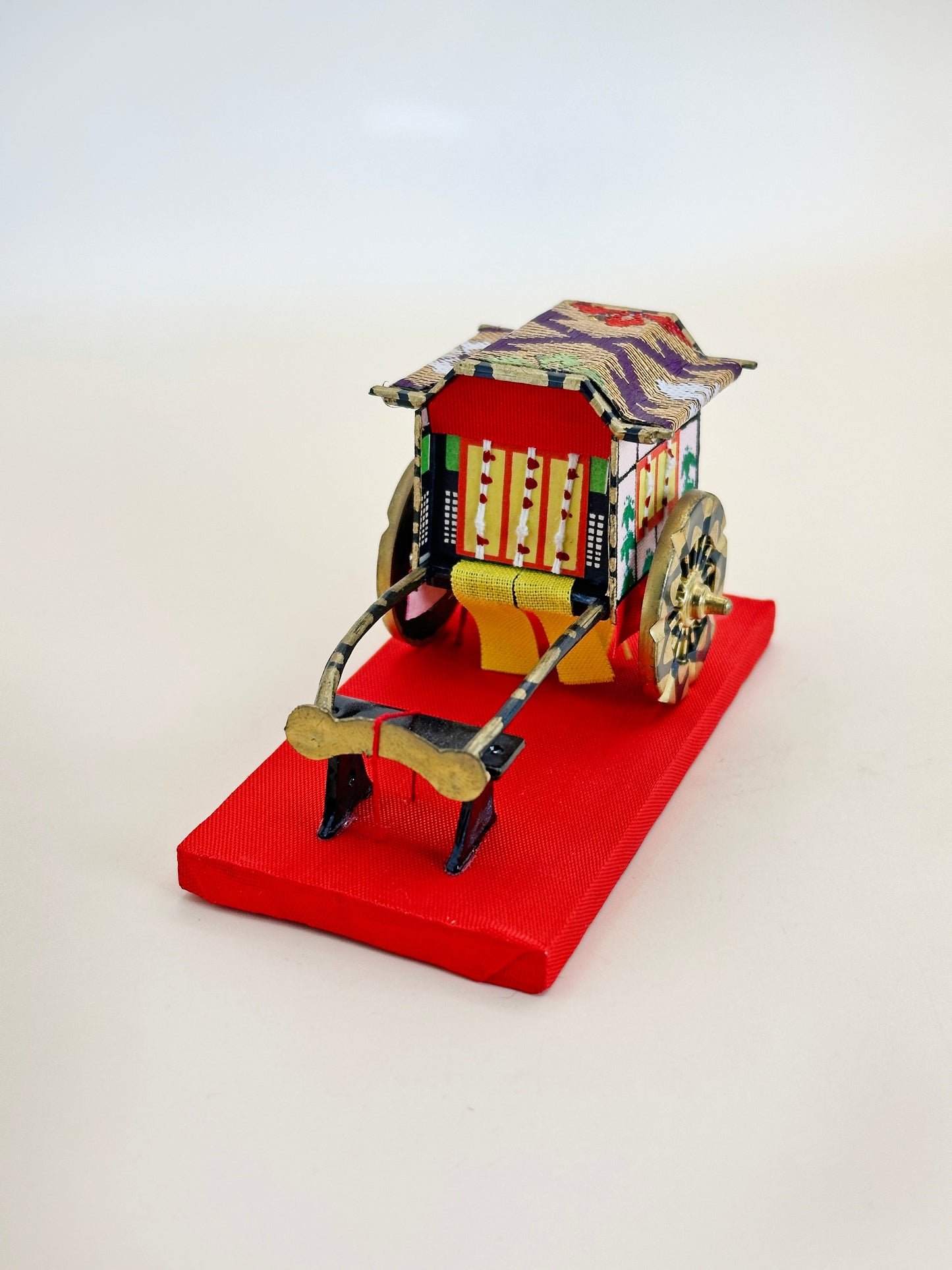 FT241 - Artisanat folklorique vintage Gosho-guruma 御所車
