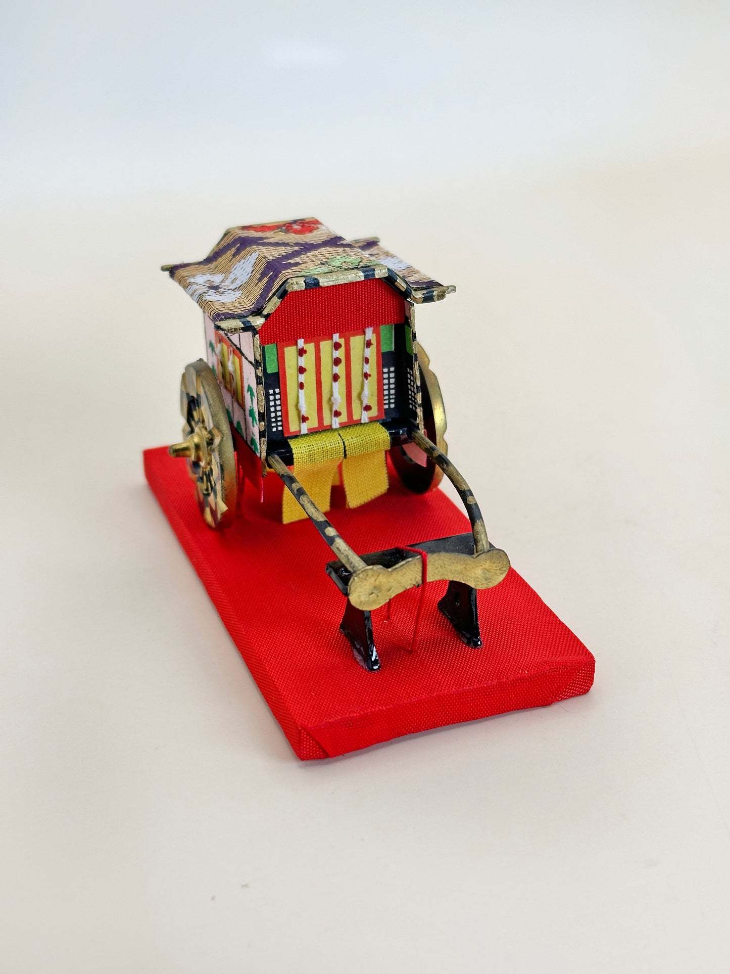 FT241 - Artisanat folklorique vintage Gosho-guruma 御所車