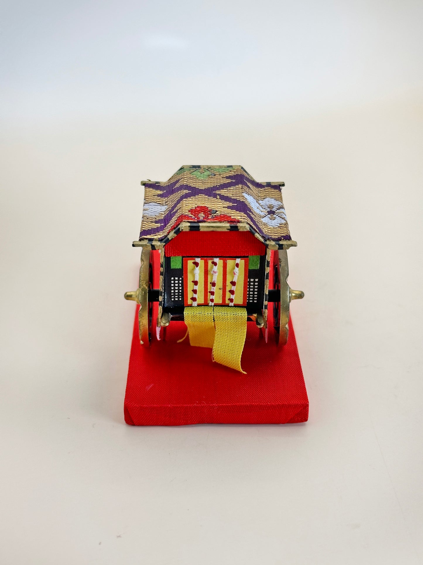 FT241 - Artisanat folklorique vintage Gosho-guruma 御所車