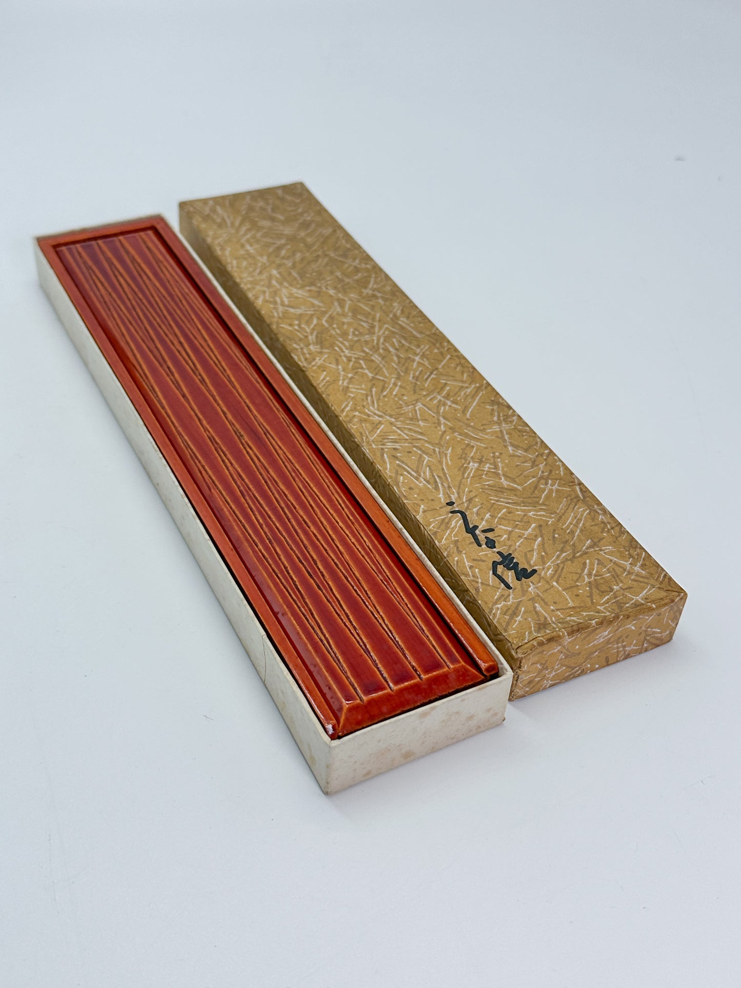 TB353 - Vintage Hida Takayama Shunkei-nuri Chopstick Box 春慶塗