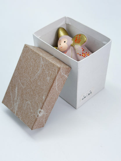 FT509 - Sanbasō Monkey Kogo Box  by Shōhō 昭峰
