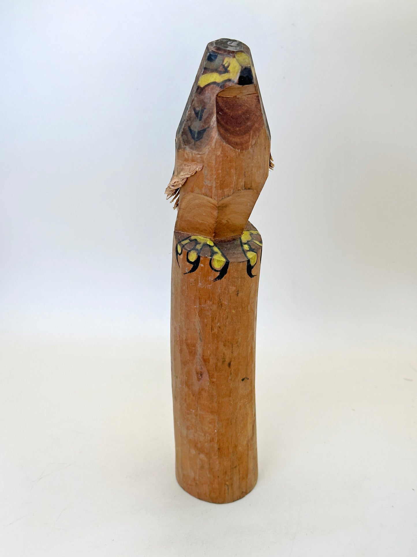 K25144 - Omiyage Sasano Ittōbori Hawk 笹野一刀彫 鷹