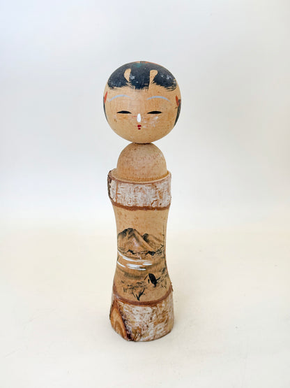 K18146 - Kokeshi Omiyage du lac Shirakaba 白樺湖