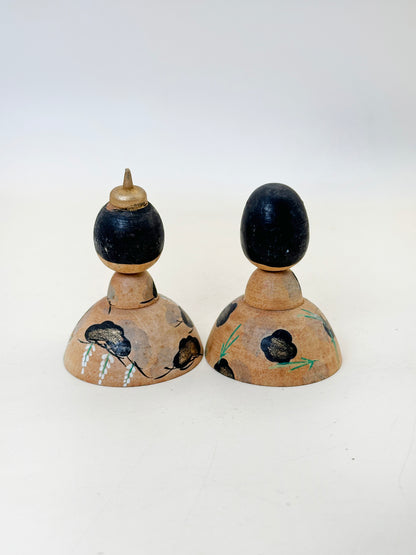 K05064 - Paire de kokeshi Hina Ningyō 雛人形