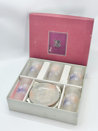 TB355 - Rakudaiji MIYAKO glass set 洛大路