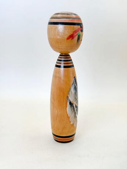 K15133 - Sosaku Kokeshi by Ōyama Ichikuraji 大山一倉次