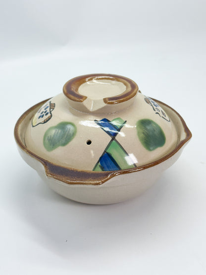 TB356 - Vintage Japanese Donabe Clay Pot 土鍋