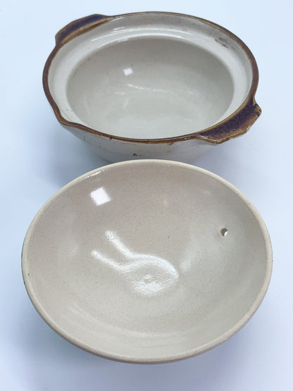 TB356 - Vintage Japanese Donabe Clay Pot 土鍋