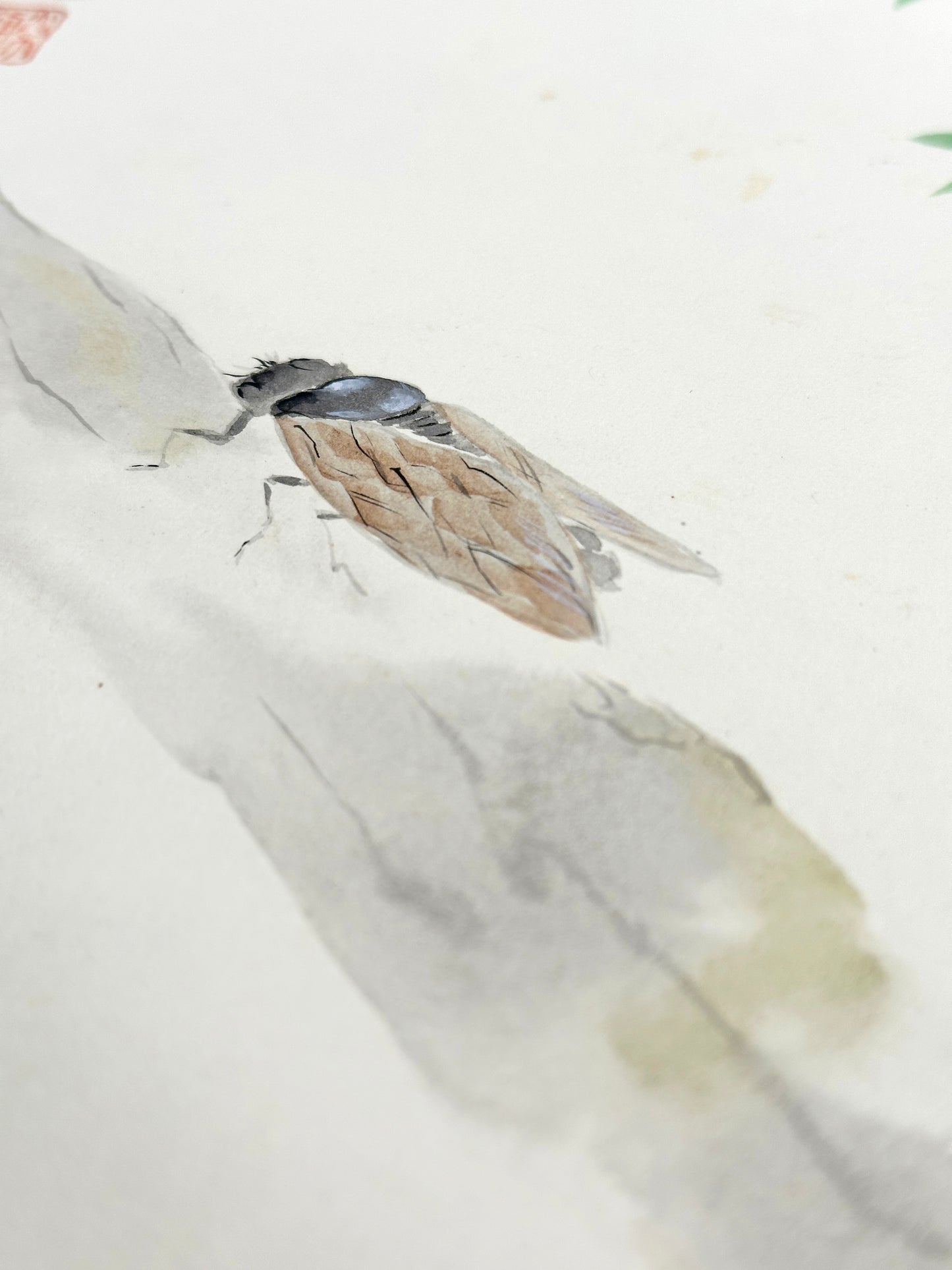 SHP184 - Hand-Painted Shikishi by Kawahito Katsunobu 川人勝延