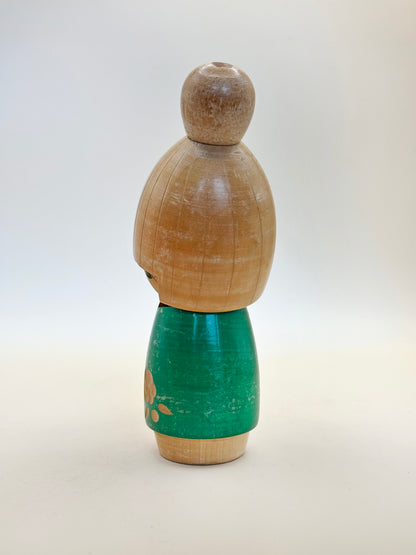 K15094 - Sōsaku Kokeshi by Sato Suigai 佐藤翠涯