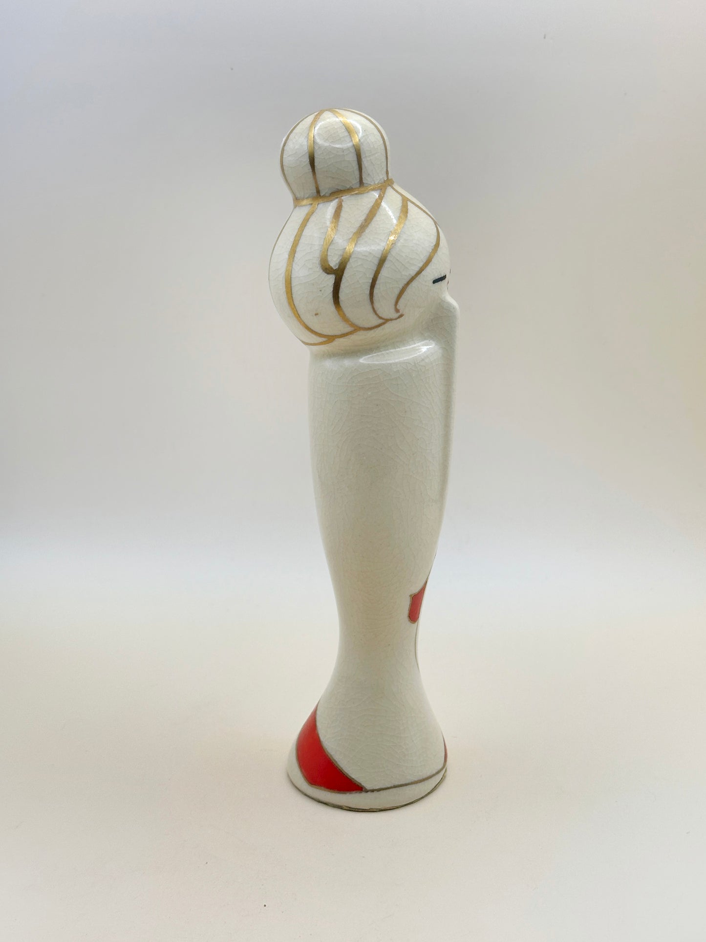 K20100 - Sosaku Kokeshi of Satsuma-yaki 薩摩焼