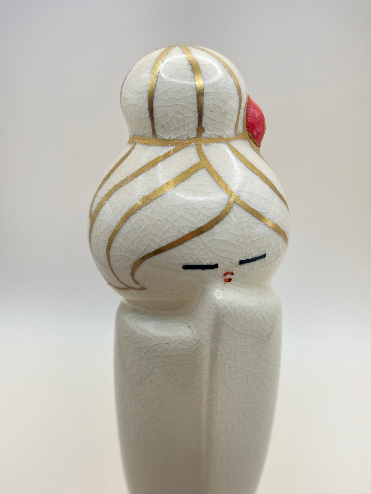 K20100 - Sosaku Kokeshi of Satsuma-yaki 薩摩焼
