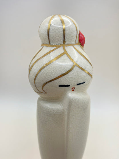 K20100 - Sosaku Kokeshi of Satsuma-yaki 薩摩焼