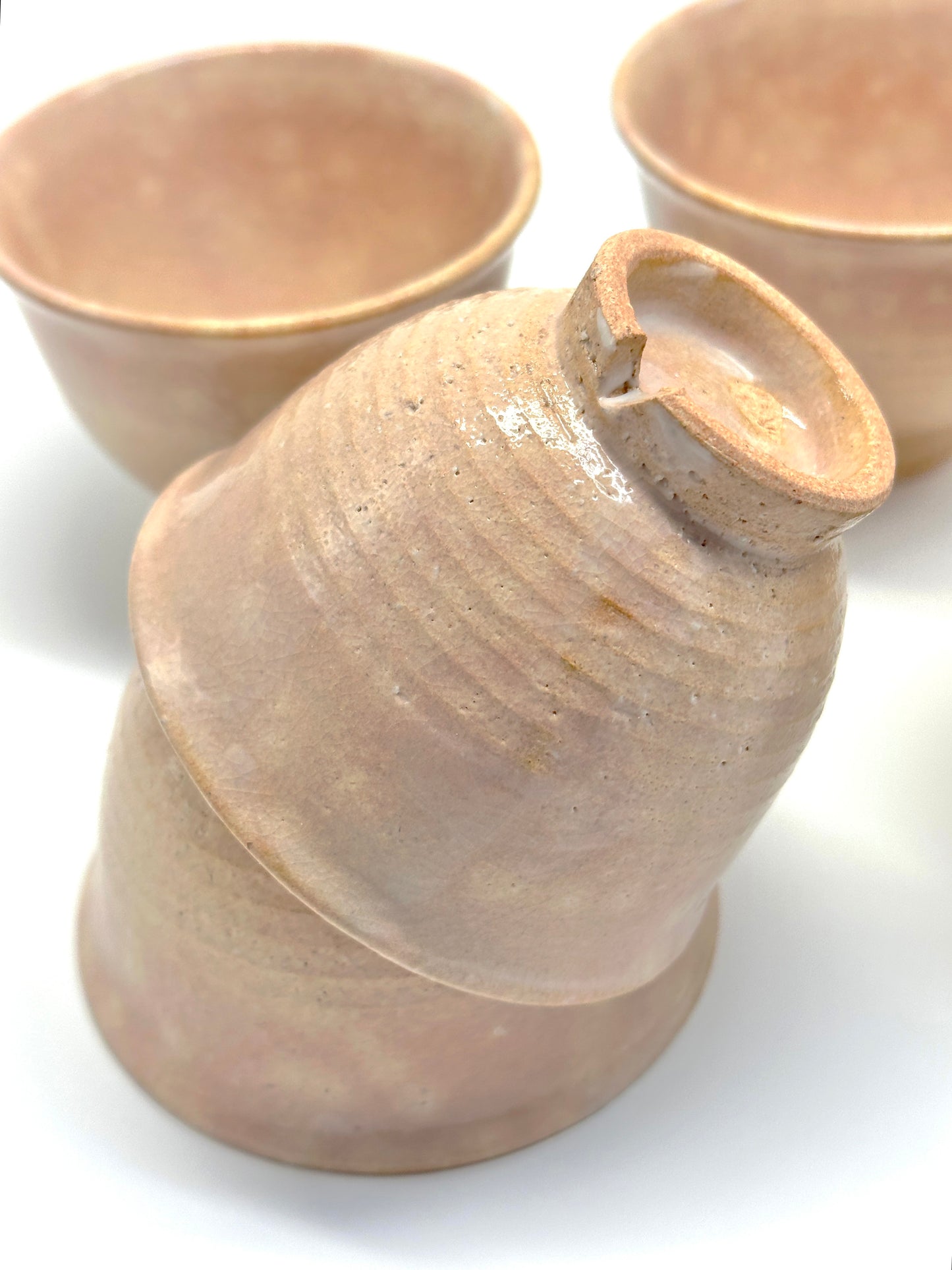 TB83 - Service à thé japonais Hagi-yaki 萩焼