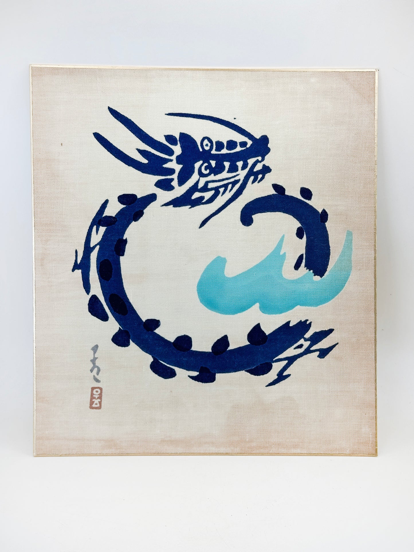 SHP282 - Œuvre sur shikishi de Sano Takeo 佐野猛夫