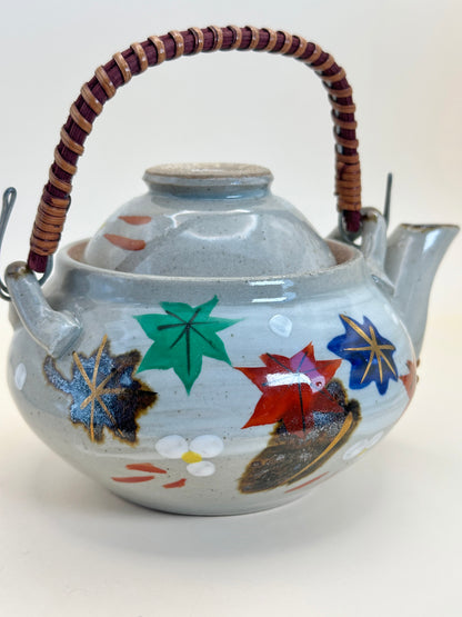 TB85 - Mino-yaki Tea Pot Manpō Kiln 萬宝窯