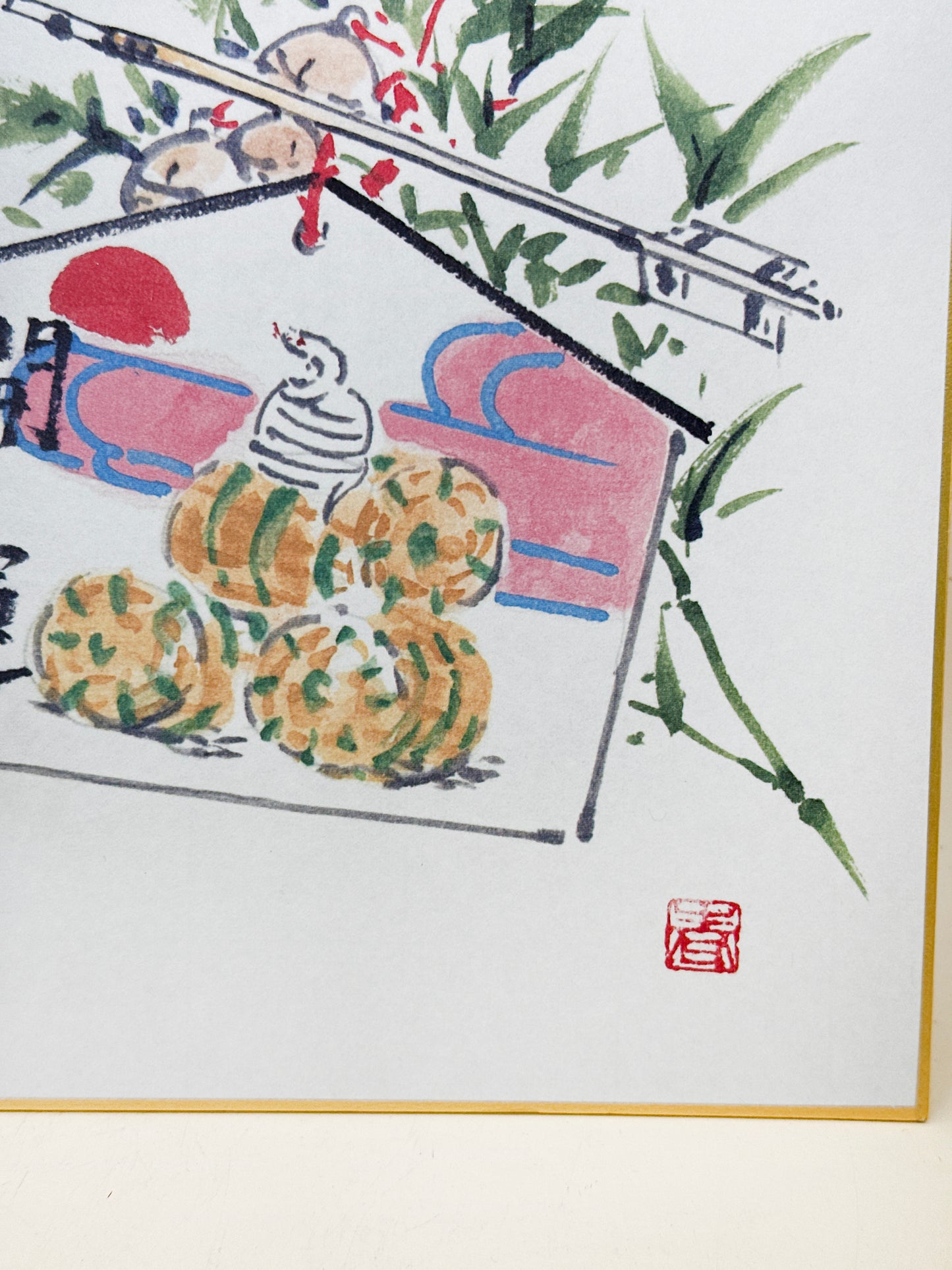SHP283 - Estampe Shikishi de Ueno Dōzen 上野道善