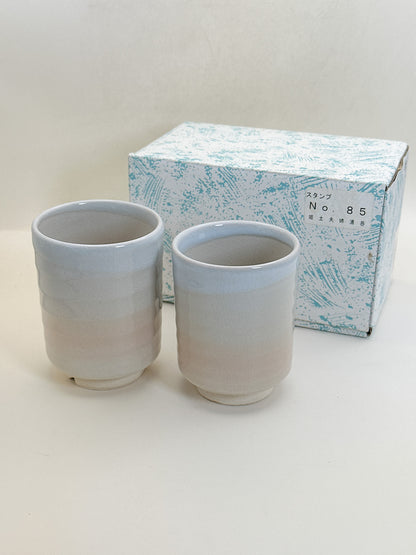 TB359 - Hagi-yaki yunomi tea cup set 萩焼