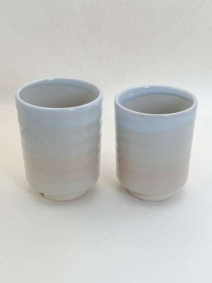 TB359 - Hagi-yaki yunomi tea cup set 萩焼