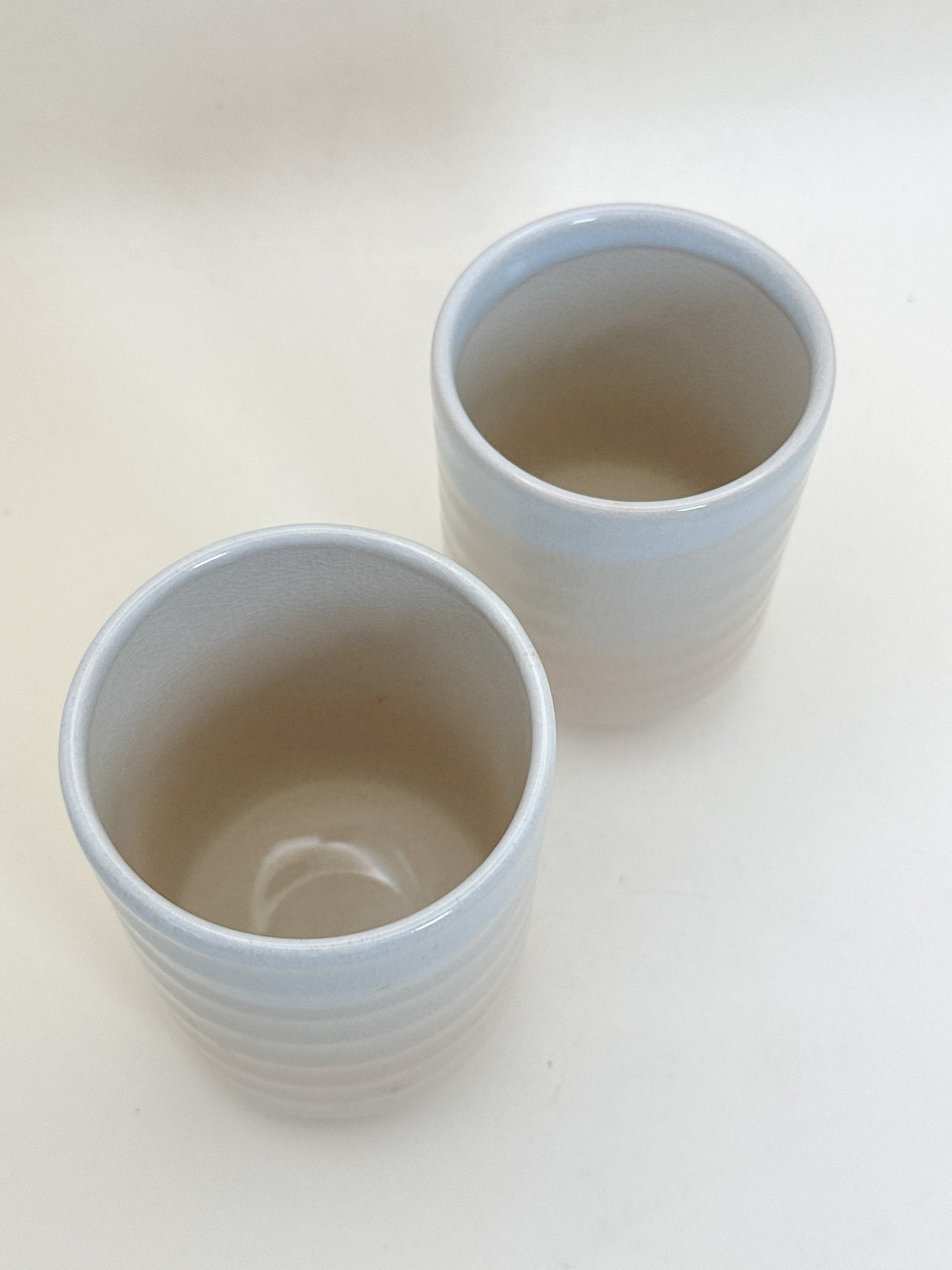 TB359 - Hagi-yaki yunomi tea cup set 萩焼