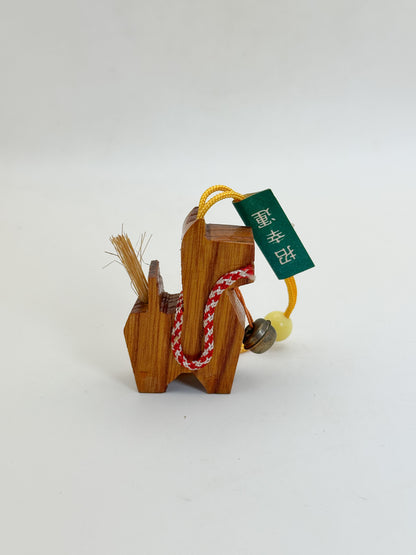 FT518 - Nambu-goma Wooden Keychain 南部駒