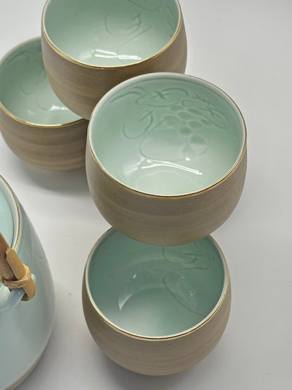 TB88 - Tea Set Grapes - Arita-yaki 有田焼