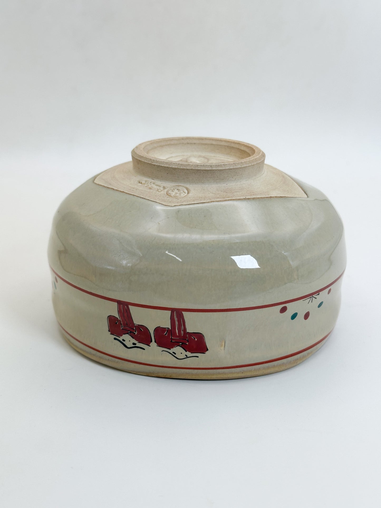 TC124 - Matcha Bowl Chawan of Akahada-yaki 赤膚焼