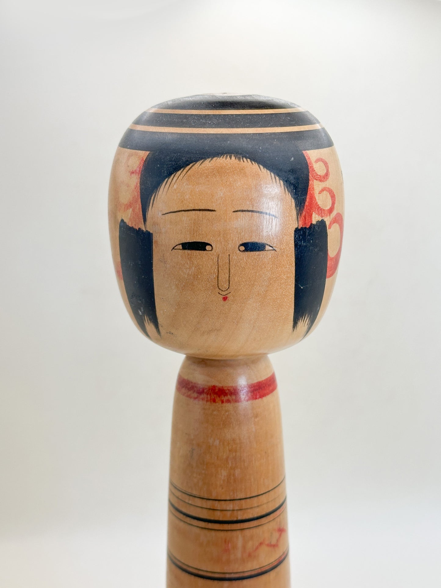 K30076 - Traditional Tsuchiyu Kokeshi by Kazue Abe 阿部計英