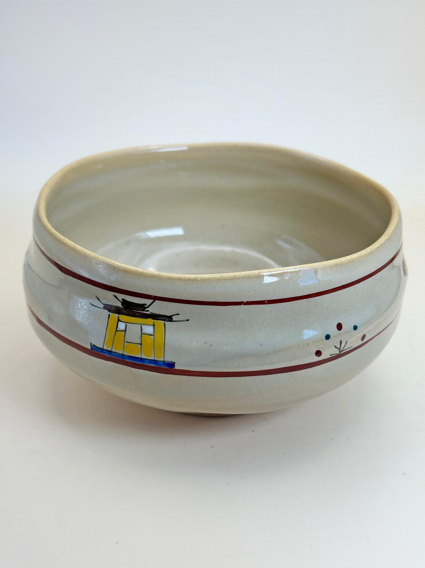 TC25 - Matcha Bowl Chawan d'Akahada-yaki 赤膚焼