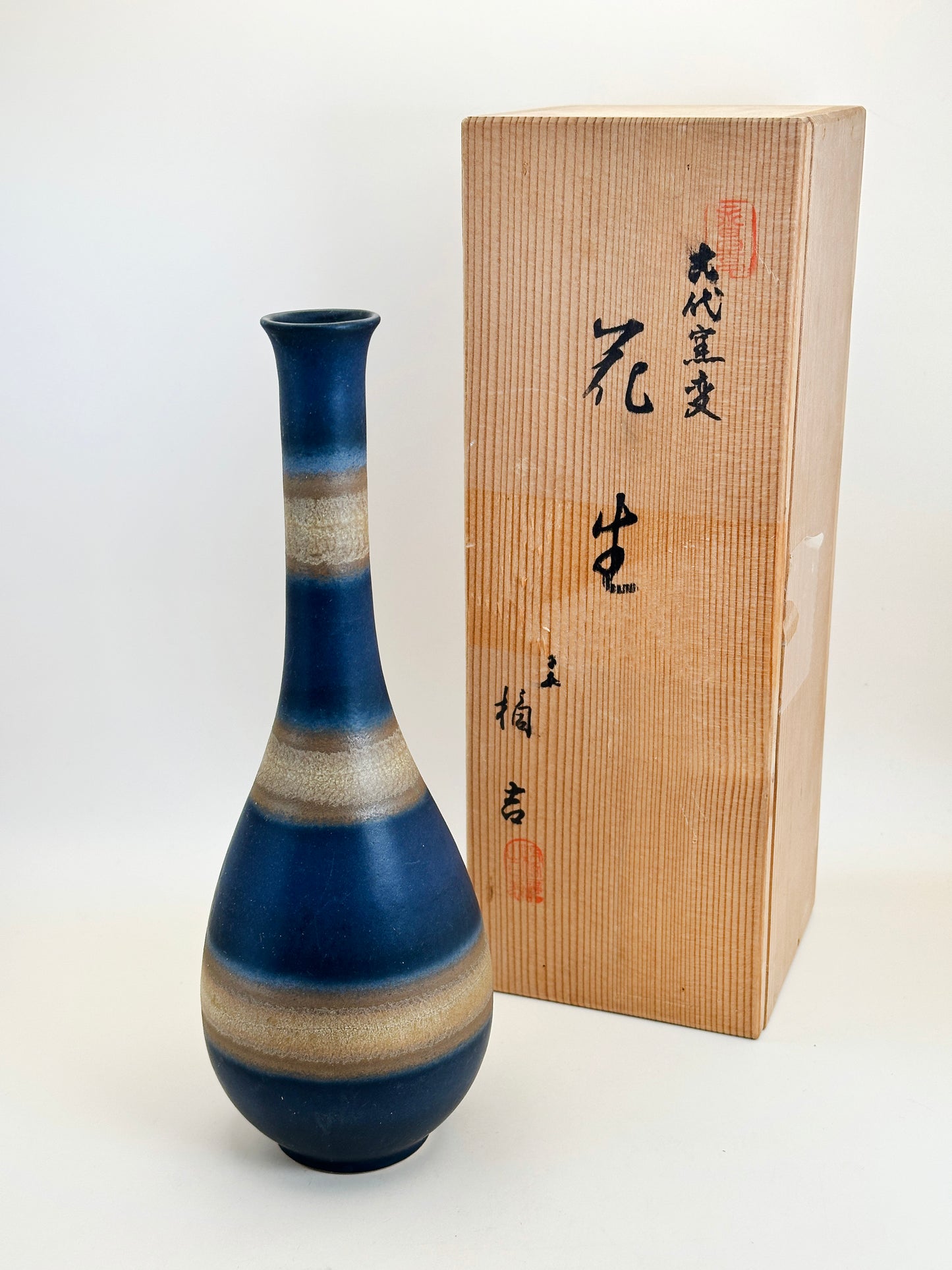 TB107 - Vase Tachikichi Kiyomizu-yaki 清水焼