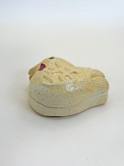 TB101 - Boîte d'encens Kutani-yaki par Takashi Kitamura 北村隆