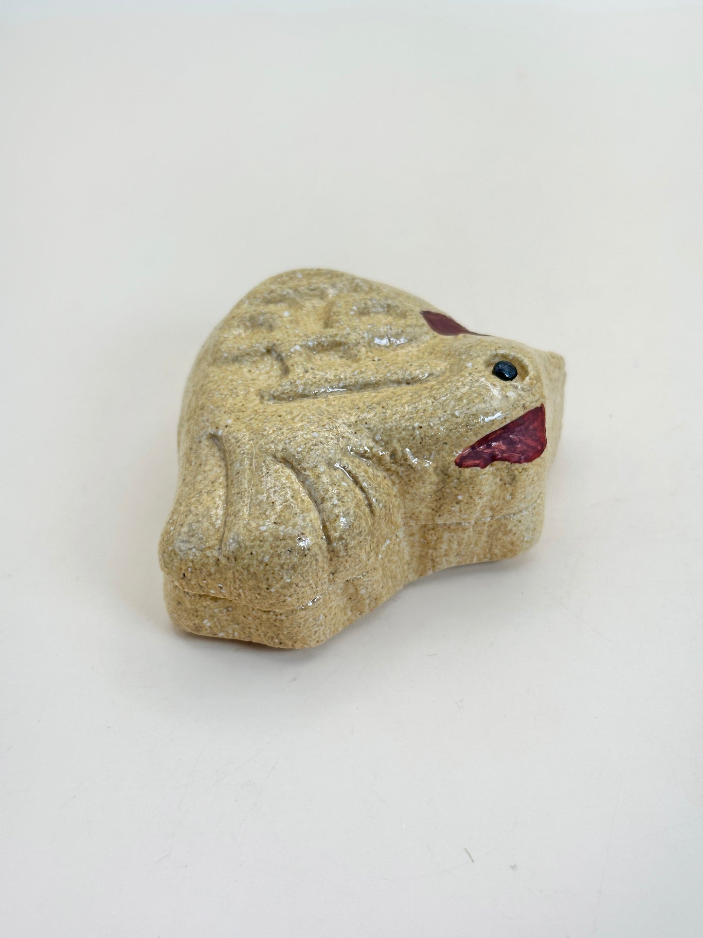 TB101 - Boîte d'encens Kutani-yaki par Takashi Kitamura 北村隆