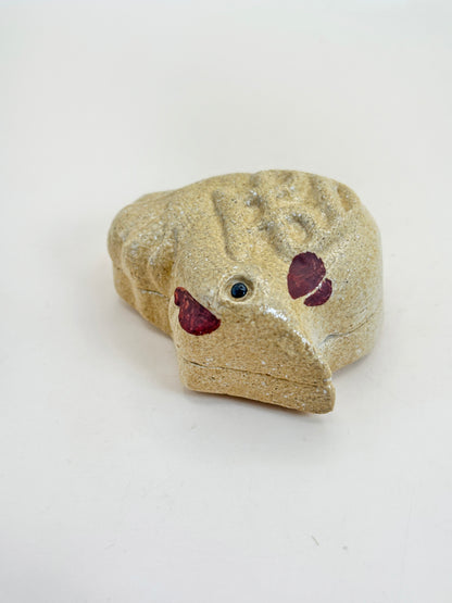 TB101 - Boîte d'encens Kutani-yaki par Takashi Kitamura 北村隆