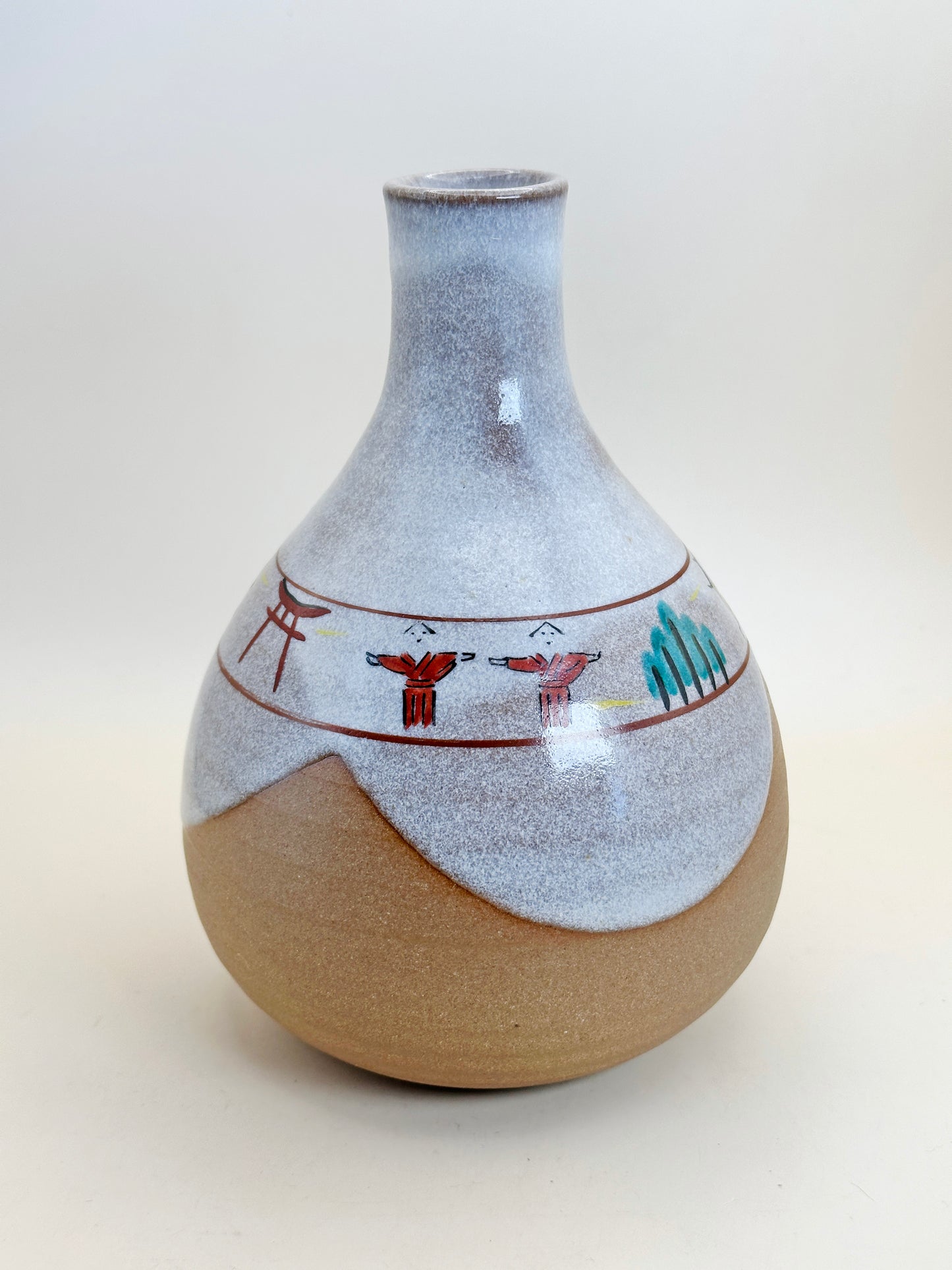 TB106 - Vase Nara d'Akahada-yaki 赤膚焼