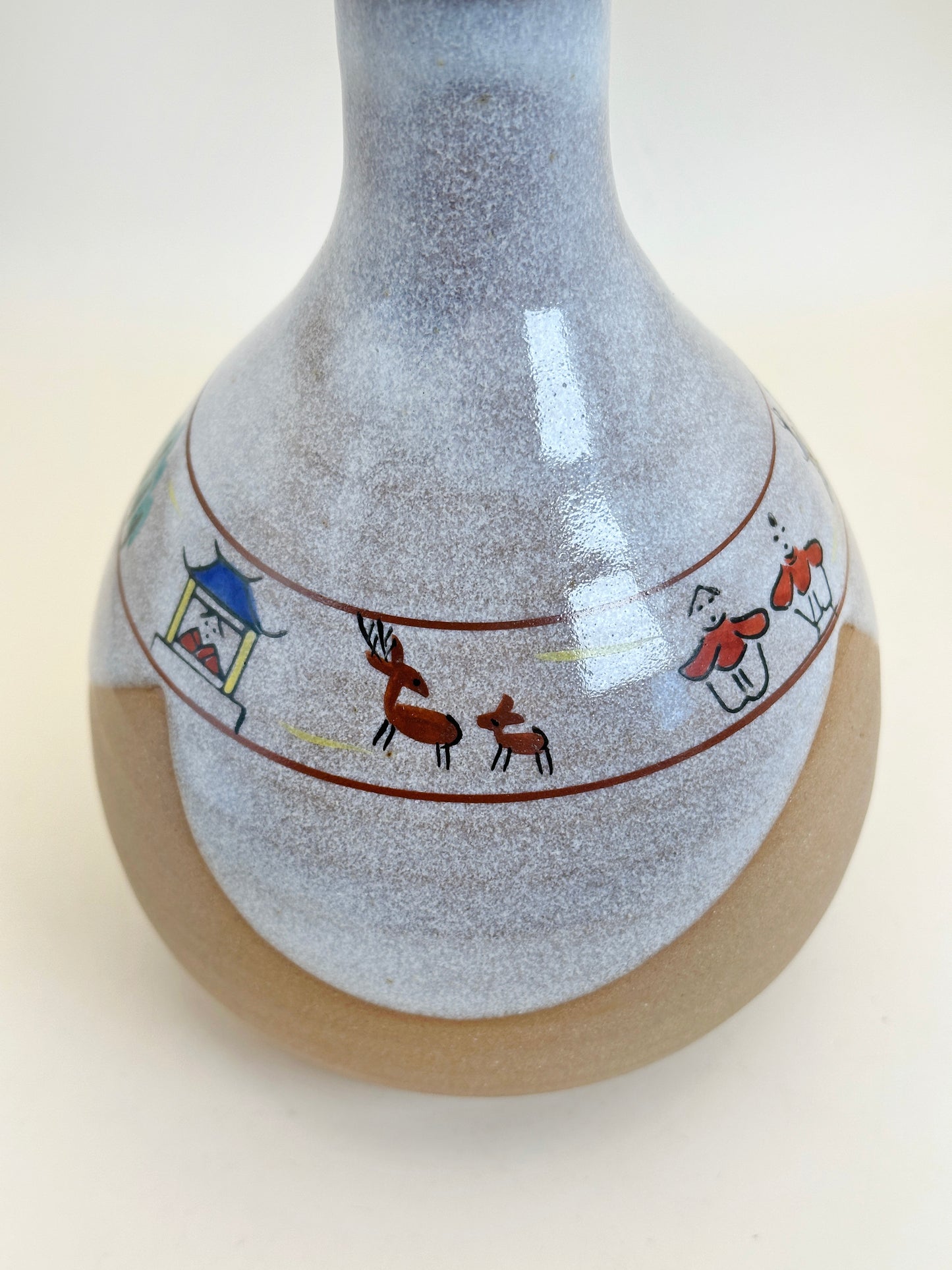 TB106 - Vase Nara d'Akahada-yaki 赤膚焼