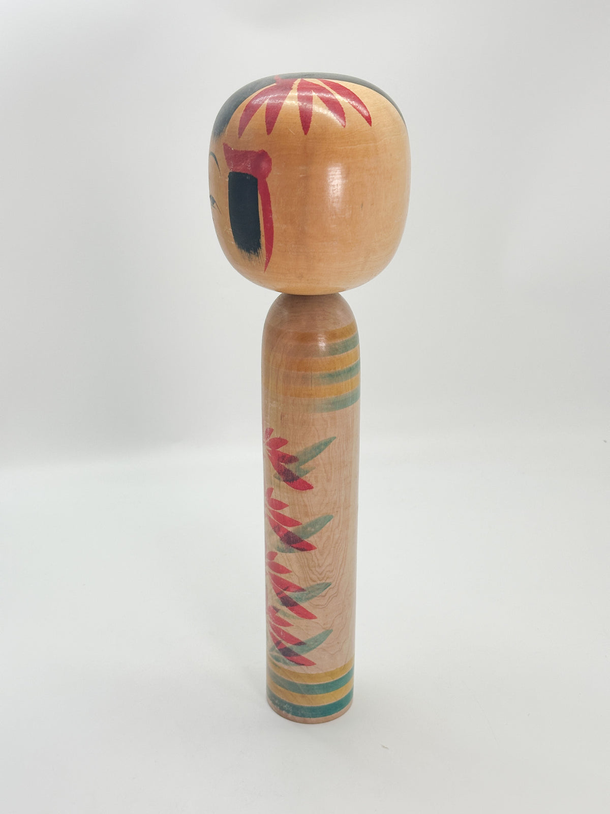 K35037 - Togatta Kokeshi by Kikuji Sato 佐藤菊治