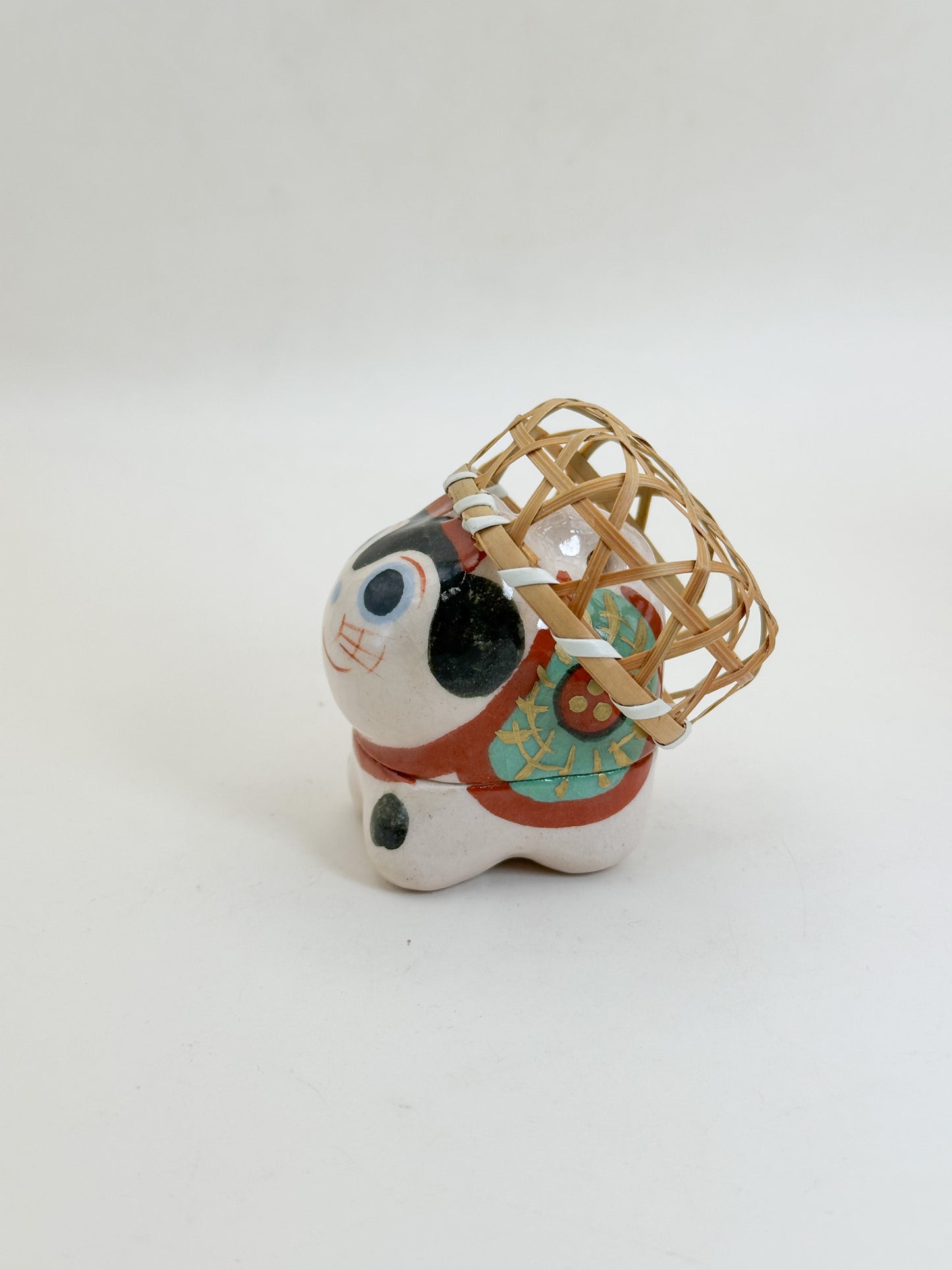 TB370 - Raku Inu Kaburi Kōgō by Itō Keiraku 伊東桂楽