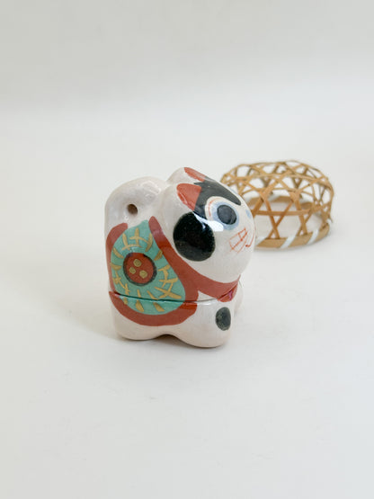 TB370 - Raku Inu Kaburi Kōgō by Itō Keiraku 伊東桂楽
