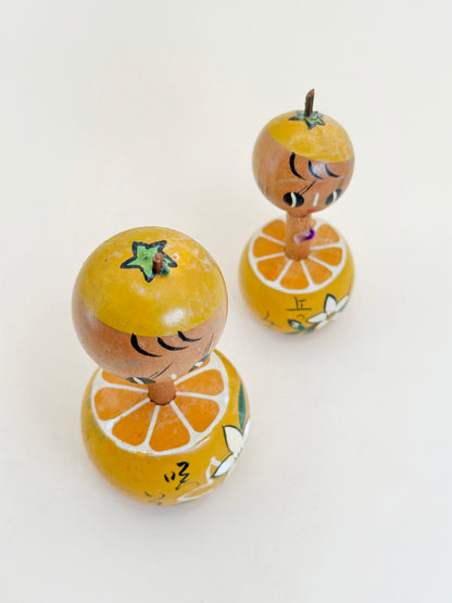 K05047 - Omiyage Mikan Kokeshi Shirahama 白浜町