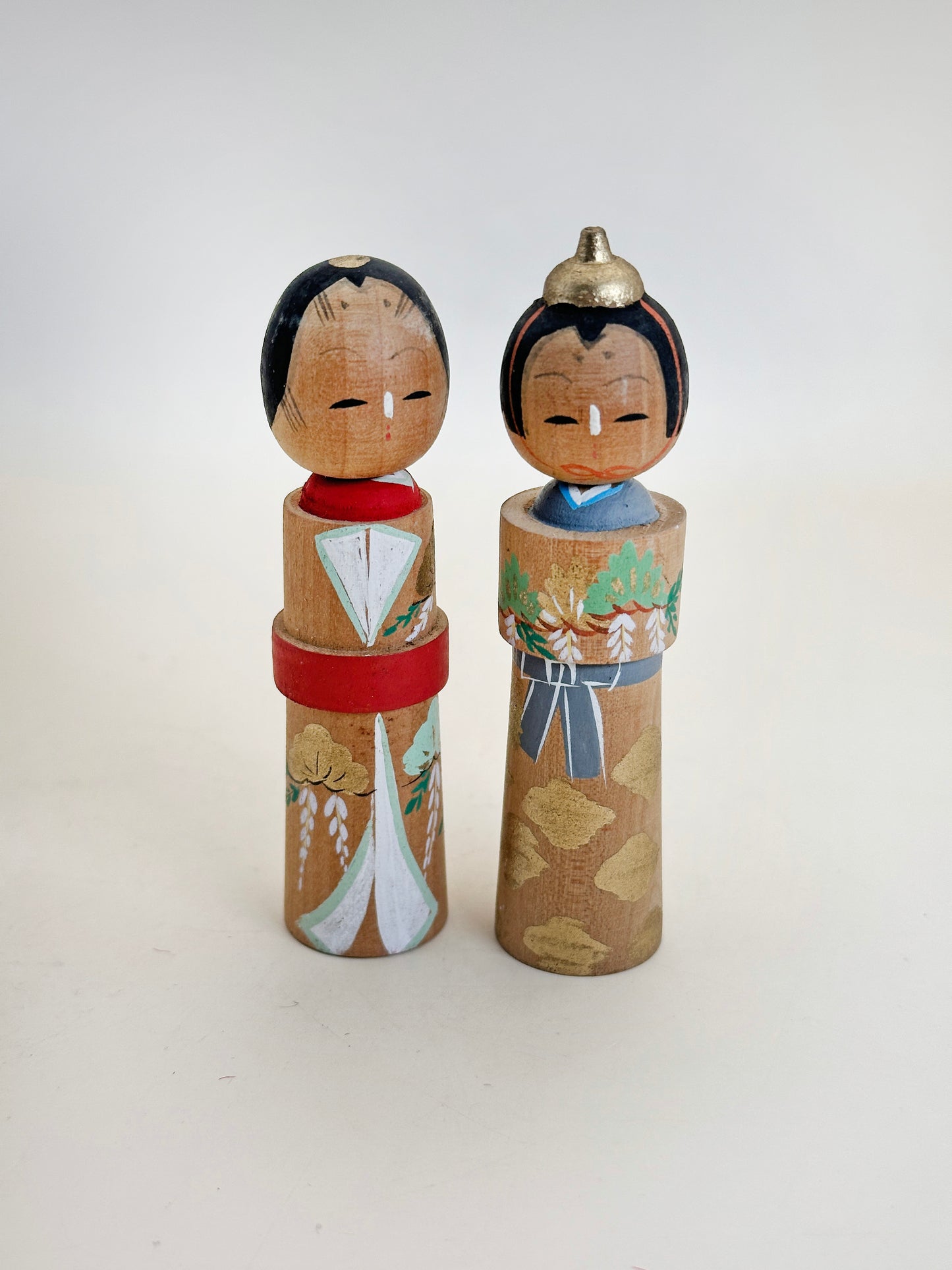 K10157 - Pair of Kokeshi Hina Ningyō 雛人形