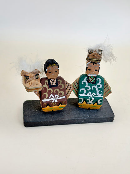 FT272 - Shishimai Folk Craft Omiyage doll 獅子舞