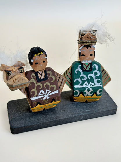 FT272 - Shishimai Folk Craft Omiyage doll 獅子舞