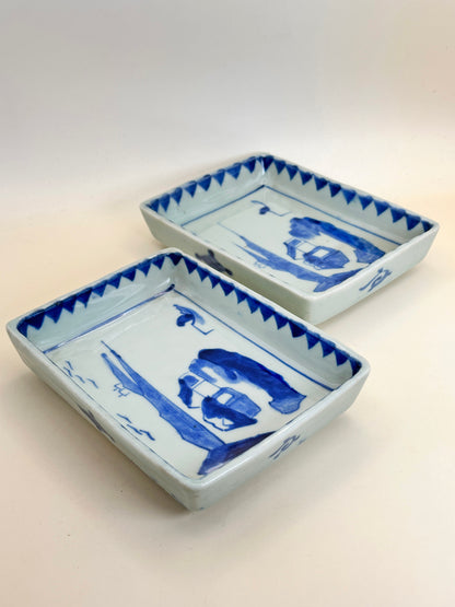 TB192 - Porcelain Plates in the Ko-Imari style 古伊万里