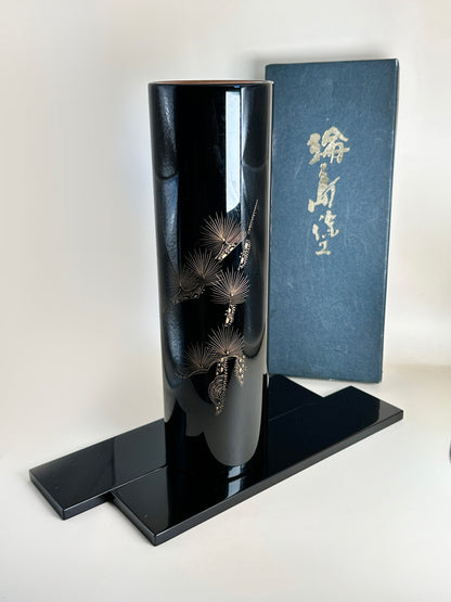 TB113 - Wajima-nuri Lacquer Vase 輪島塗