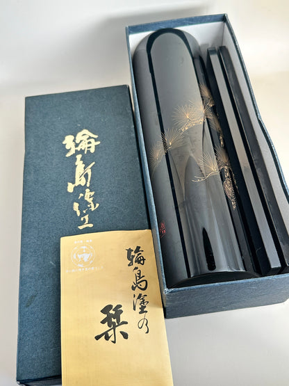 TB113 - Wajima-nuri Lacquer Vase 輪島塗