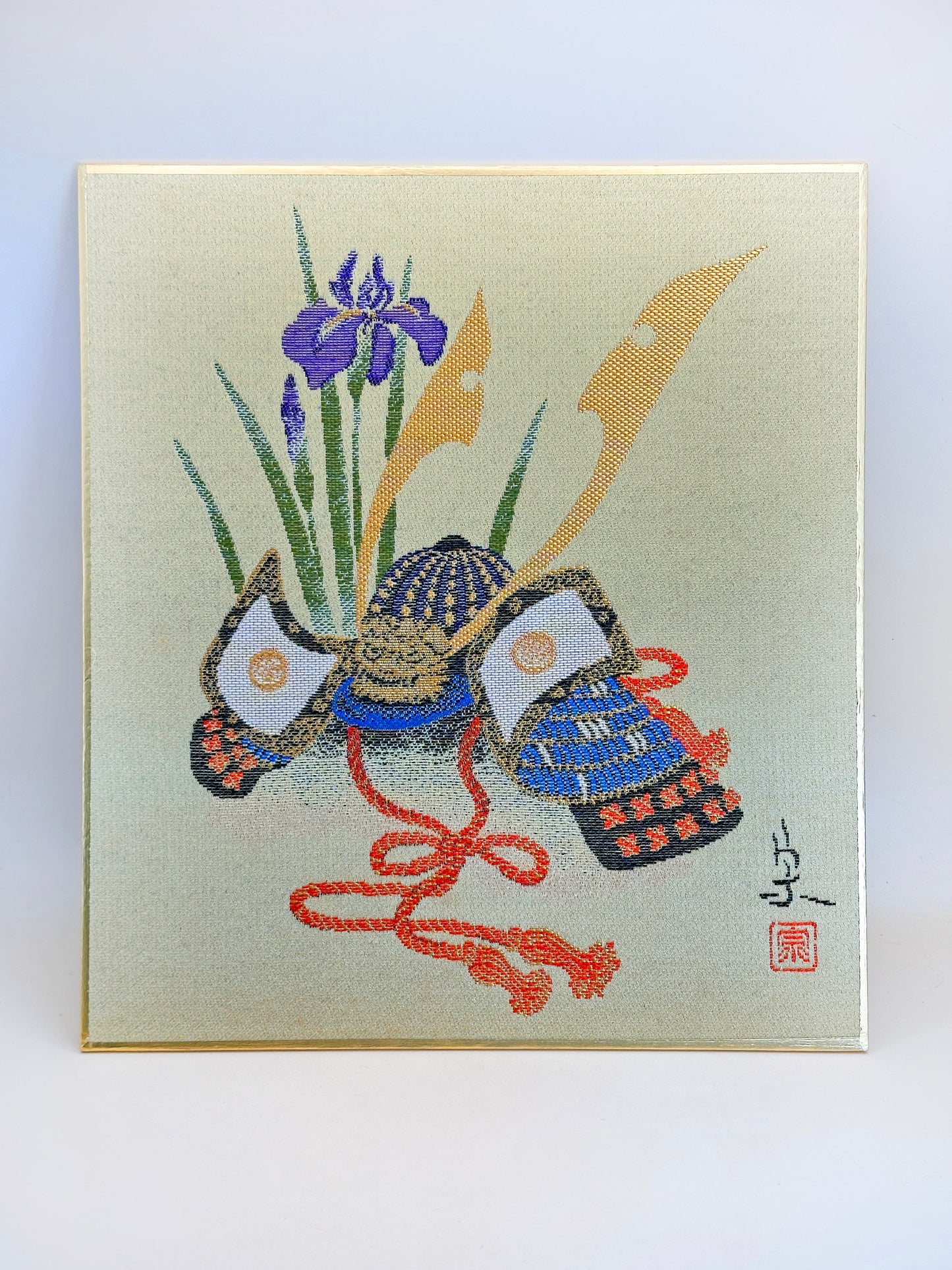 SHP189 - Shikishi Art Kabuto by Saitō Sō 斉藤宗