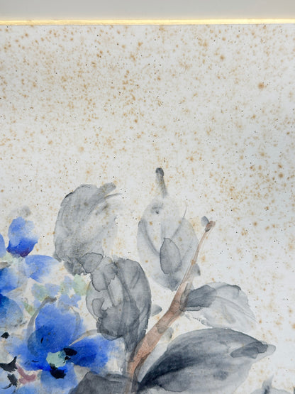 SHP190 -  Shikishi Artwork Card – Hydrangea 紫陽花図