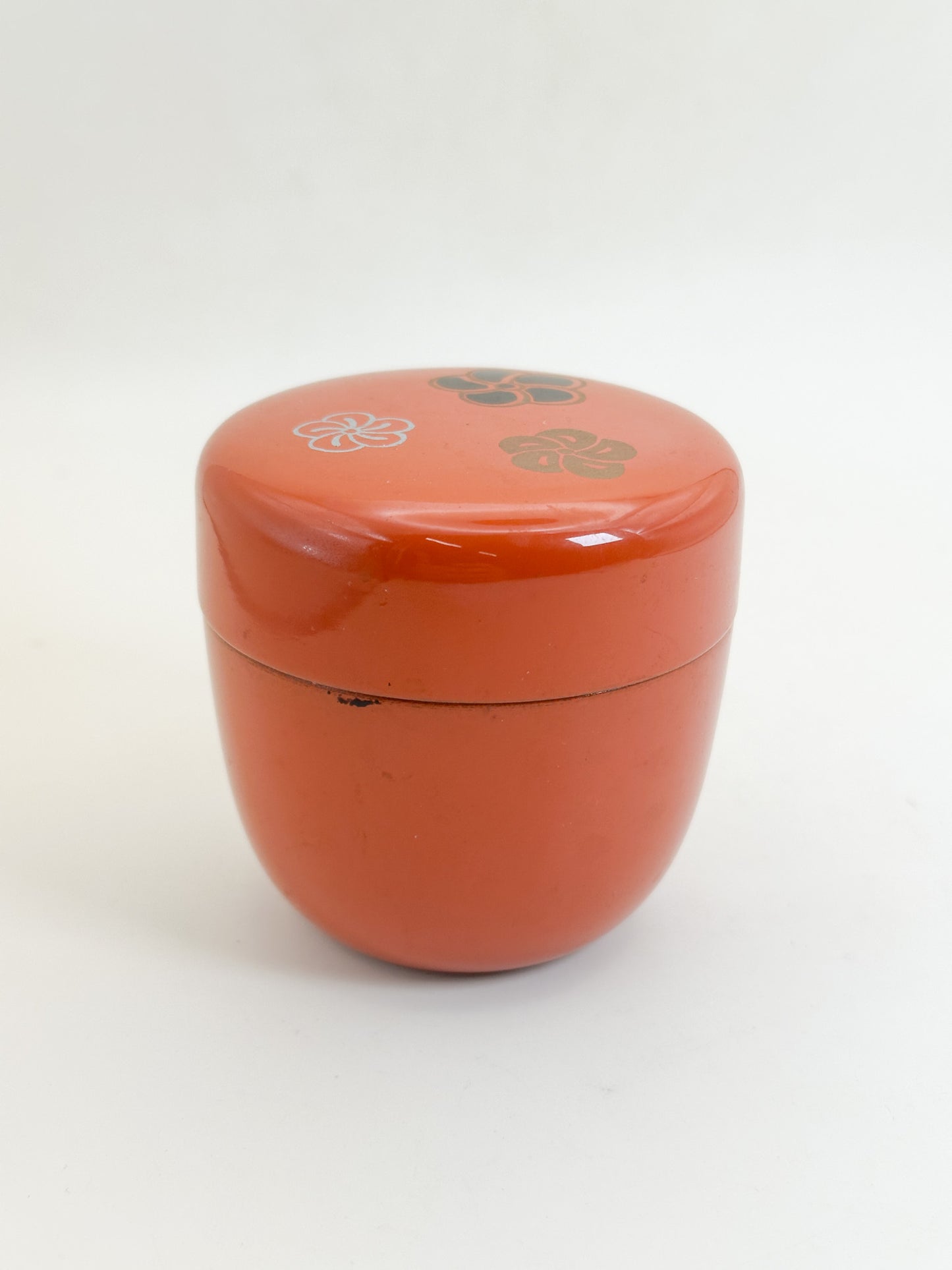 TC132 - Vintage Japanese Lacquerware Tea Caddy 茶入