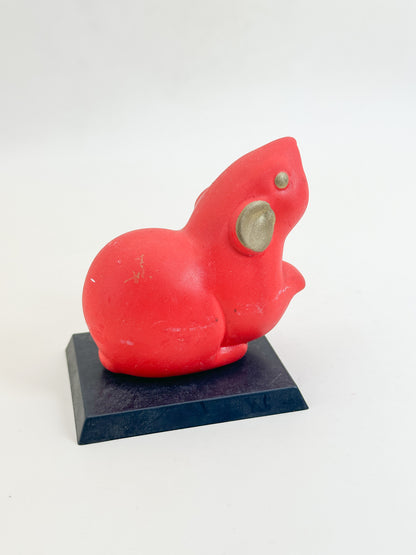 FT534 - Rat zodiac ornament by Seizan-gama 蜻山窯